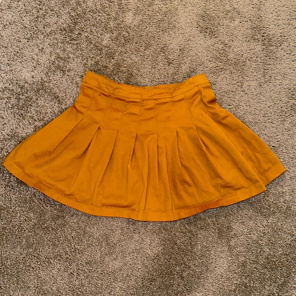 Tan/Khaki Mini Tennis Skirt
